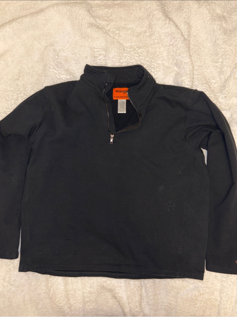 Wrangler Flame Resistant FR CAT 2 Quarter-Zip Sweatshirt - Men's XL